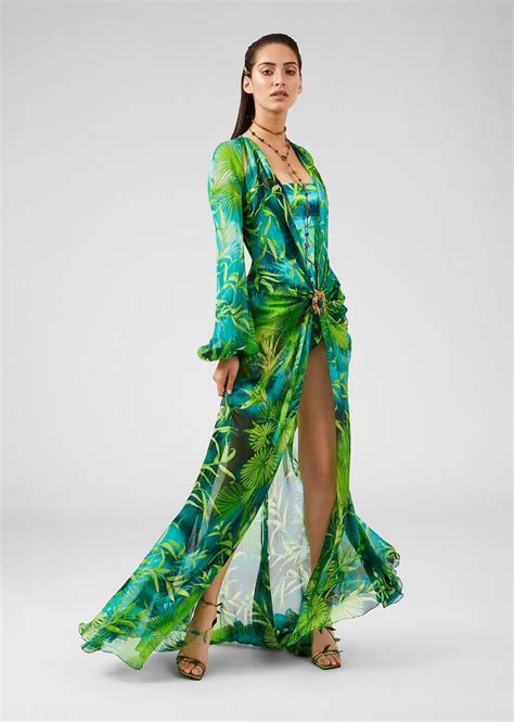 versace jungle print dress|sandra bullock versace jungle dress.